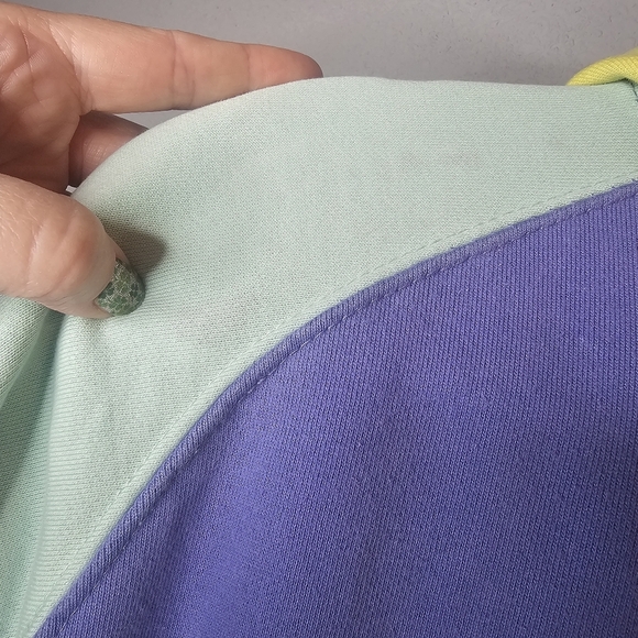 Teddy Fresh 100% Cotton Color Block Unisex Hoodie Size S Small‎ Heavy Duty - Picture 11 of 14